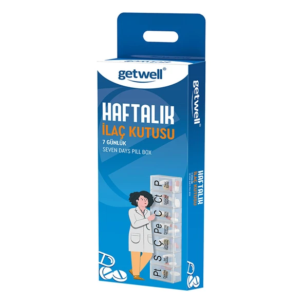 Haftalık İlaç Kutusu 1 Adet ürün görseli 1
