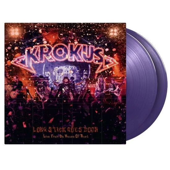 Krokus Long Stick Goes Boom (Live From The House Of Rust) Purple Vinyl Edition Double LP Plak ürün görseli 1