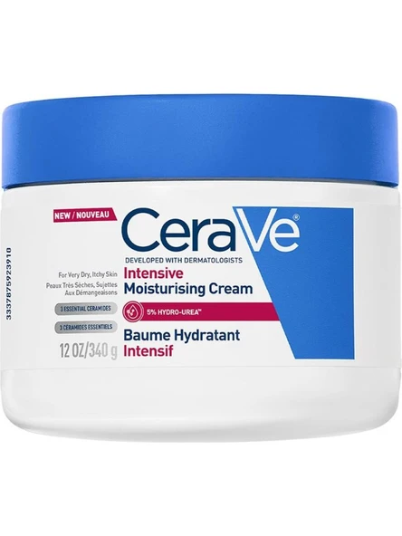 CERAVE Intensive Moisturising Cream 340 gr - Çok Kuru ve Kaşıntılı Ciltler ürün görseli 1
