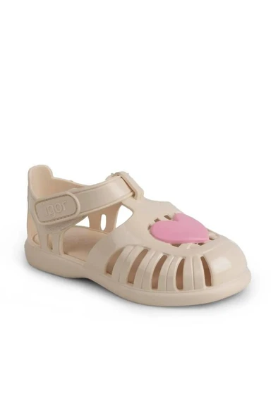 İgor BB364-079 TOBBY GLOSS LOVE Kız Çocuk Sandalet Bej 19-28 ürün görseli 1