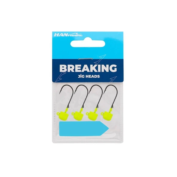 Hanfish Breaking Mushroom Lemon UV Jighead ürün görseli 1