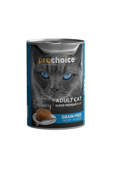 Prochoice Sardalyalı ve Hamsili Yetişkin Kedi Konservesi 400 Gr ürün görseli 1