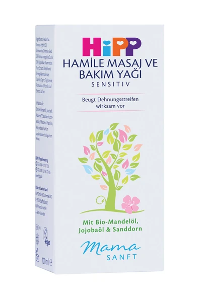 Hipp Hamile Masaj ve Bakım Yağı 100ml ürün görseli 1