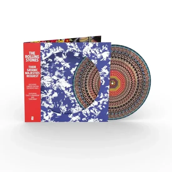 The Rolling Stones Their Satanic Majesties Request National Album Day 2025 Zoetrope Vinyl Edition LP Plak ürün görseli 1
