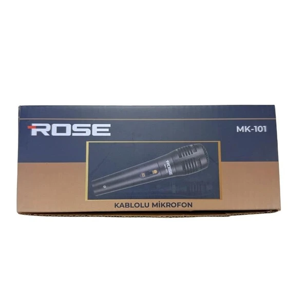 Rose MK-101 Kablolu El Mikrofonu - Plastik Kasa ürün görseli 1