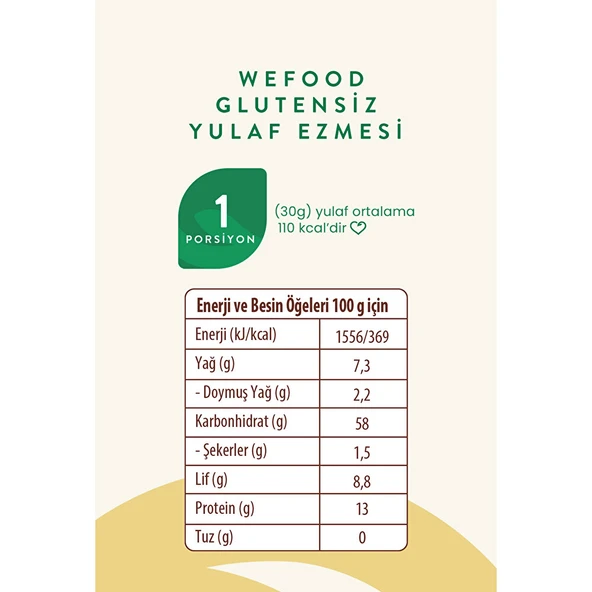 Glutensiz Yulaf Ezmesi 300 Gr - Resim 3