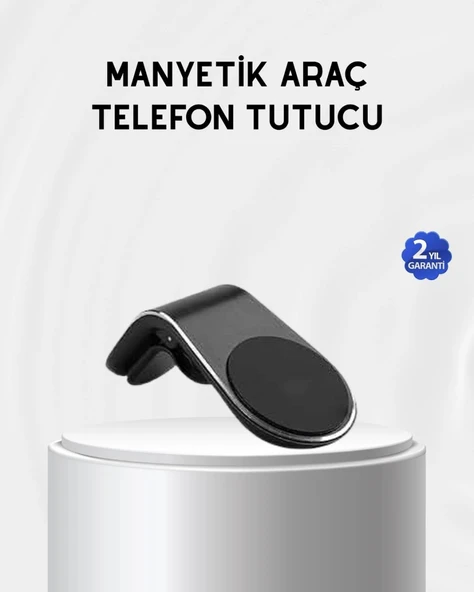 Araç İçi Manyetik Telefon Tutucu Güçlü Klipsli Ve 360 Derece Ayarlanabilir ürün görseli 1