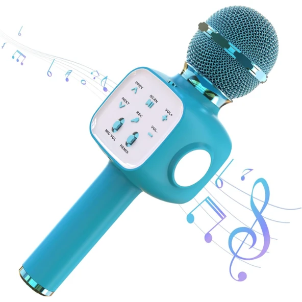 Periboia Eğlenceli Karaoke Mikrofonu - Çocuklar İçin ürün görseli 1