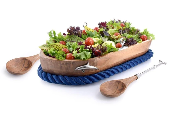 Oceanus Ahşap Salata Kasesi ürün görseli 1