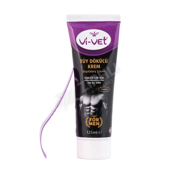 5 ADET Vi-Vet Erkeklere Özel Tüy Dökücü Krem 125 Ml ürün görseli 1