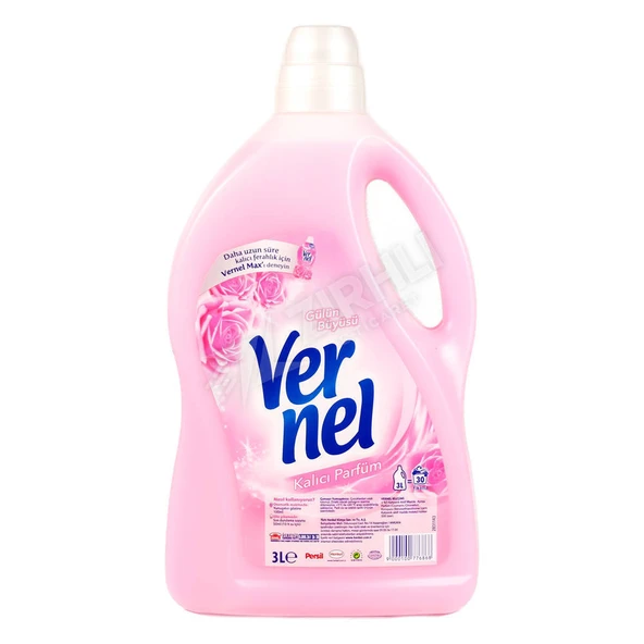 5 ADET Vernel Gülün Büyüsü Yumuşatıcı 3 Lt ürün görseli 1