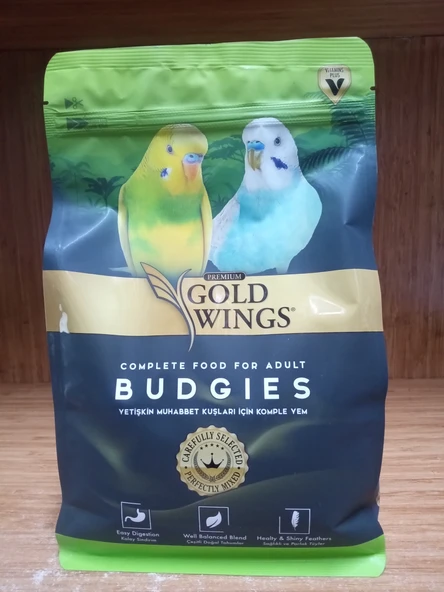 Gold Wings Premium Muhabbet Kuşu Yemi 1kg ürün görseli 1