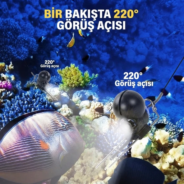 Periboia 15 Metre Sualtı Balık Tutma Kamerası ürün görseli 1