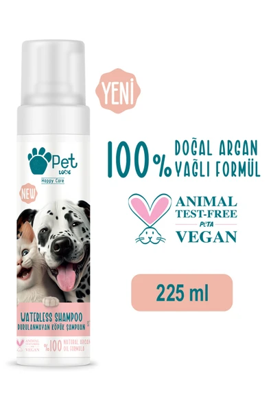 Petlove Köpük Şampuan Çilek 225ml ürün görseli 1