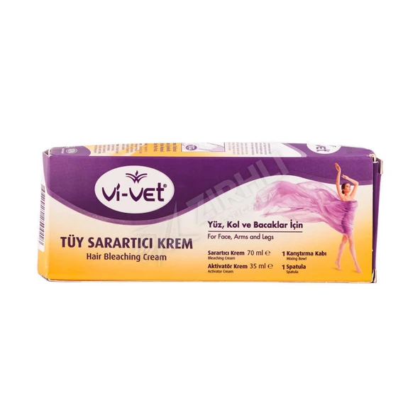 5 ADET Vi-Vet Tüy Sarartıcı Krem 70 Ml ürün görseli 1
