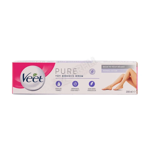 5 ADET Veet Pure Tüy Dökücü Krem 200 Ml ürün görseli 1