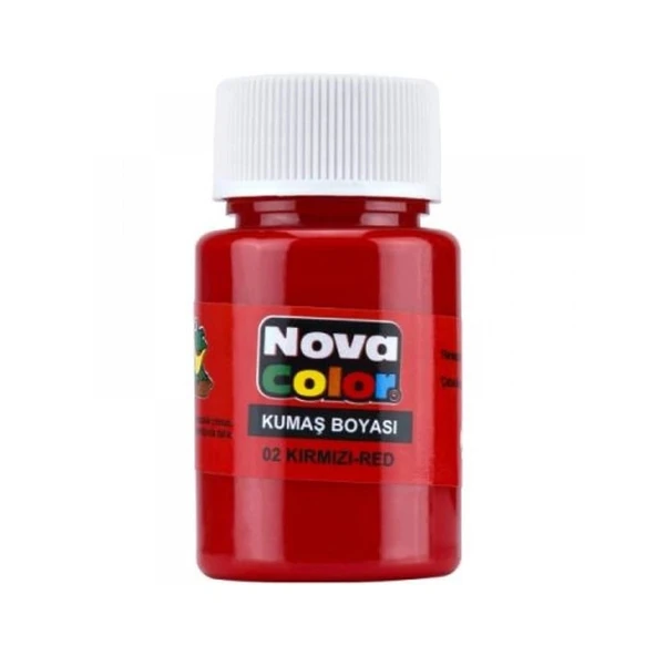 Nova Color Kumaş Boyası Şişe Kırmızı ürün görseli 1