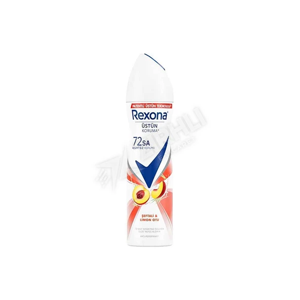 5 ADET Rexona Women Şeftali ve Limon Otu Deodorant 150 Ml ürün görseli 1
