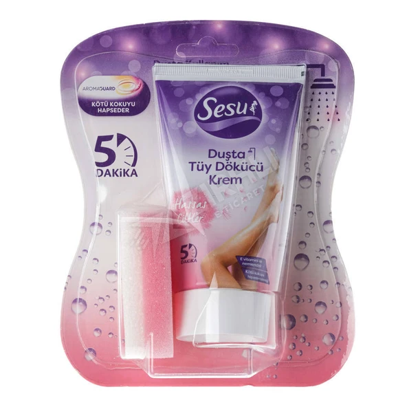 5 ADET Sesu In Shower Tüy Dökücü Krem 150Ml ürün görseli 1