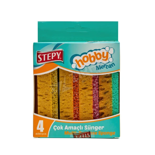 5 ADET Stepy Sünger Hobby Mercan 4'lü ürün görseli 1
