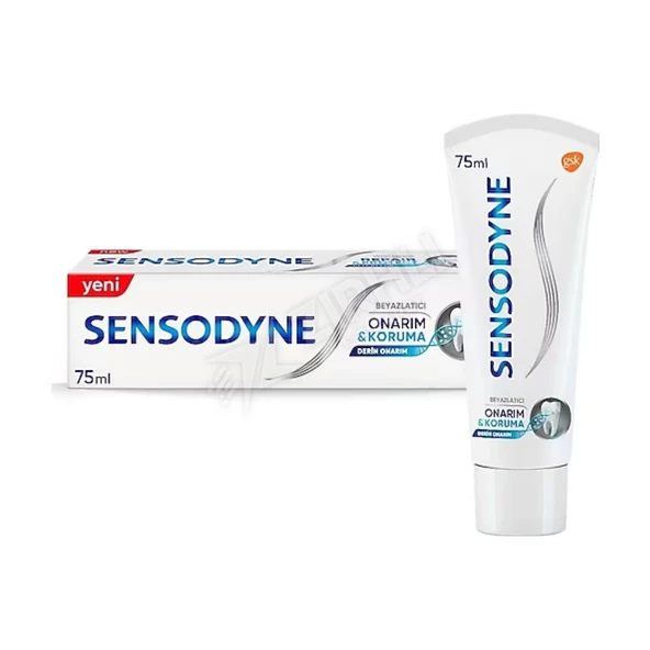 5 ADET Sensodyne Onarım Ve Koruma Beyazlatıcı Diş Macunu 75 Ml ürün görseli 1