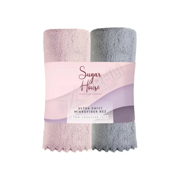 5 ADET Sugar House Ultra Emici Mikrofiber Rulo Bez 2'li ürün görseli 1