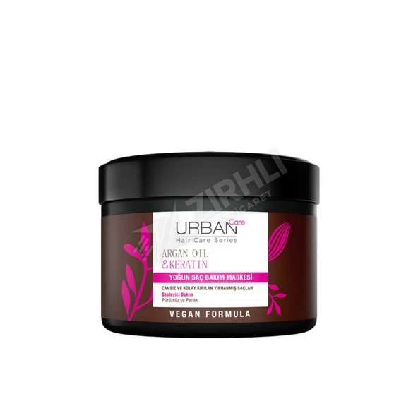 5 ADET Urban Care Argan Oil & Keratin Yoğun Saç Bakım Maskesi 230 Ml ürün görseli 1