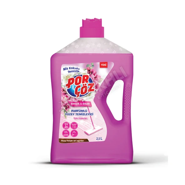 5 ADET Porçöz Şakayık & Orkide Yüzey Temizleyici 2500 Ml ürün görseli 1