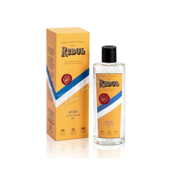 5 ADET Rebul Kolonya Cam Azure 250 Ml ürün görseli 1