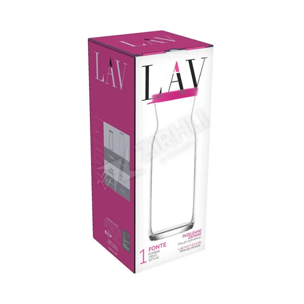 5 ADET Lav Lv-Fon856 Pk222r Fonte 700 Cc Karaf ürün görseli 1