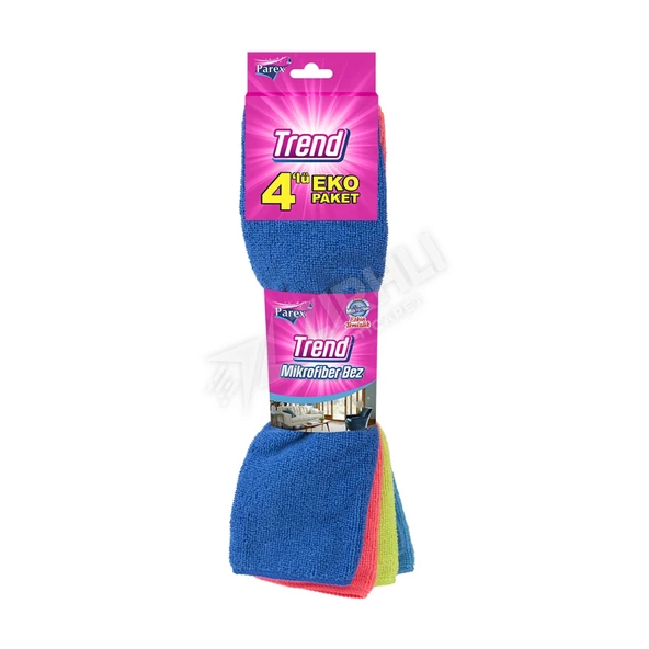 5 ADET Parex Trend Mikrofiber Temizlik Bezi 4'lü Açık ürün görseli 1