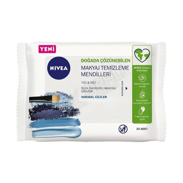 5 ADET Nivea 3'ü1 Arada Canlandırıcı Makyaj Temizleme Mendili 25'li ürün görseli 1