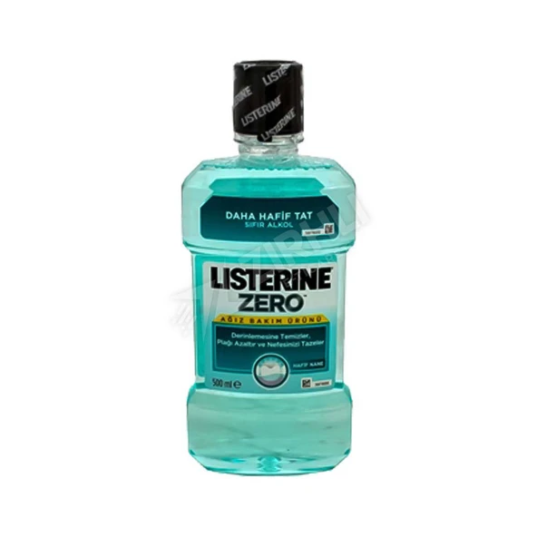 5 ADET Listerine Zero Ağız Gargarası 500 Ml ürün görseli 1