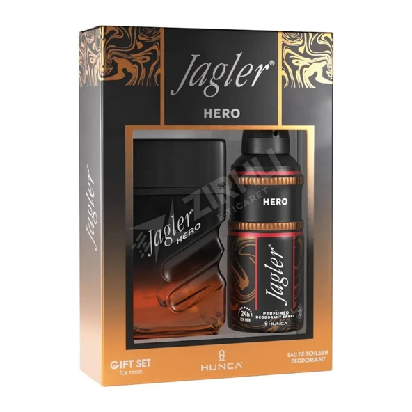 5 ADET Jagler Set Men Hero (Edt+Deo) ürün görseli 1