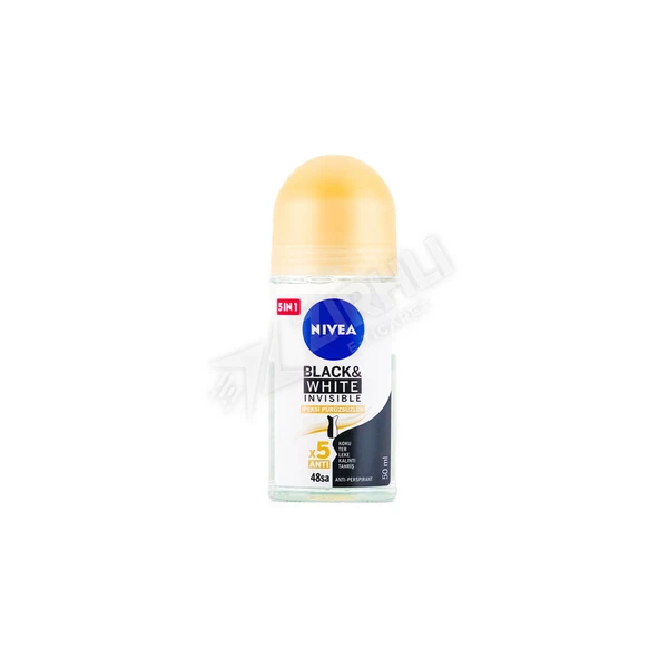 5 ADET Nivea İnv B&W İpeksi Yumuşaklık Women Roll-On 50 Ml ürün görseli 1