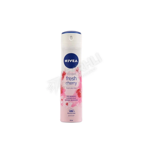5 ADET Nivea Fresh Cherry Kadın Deo 150 Ml ürün görseli 1
