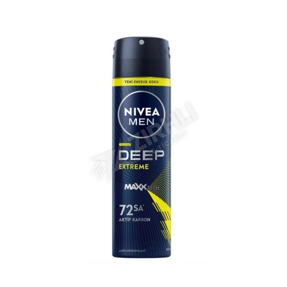 5 ADET Nivea Men Deep Extreme Deodorant 150 Ml ürün görseli 1