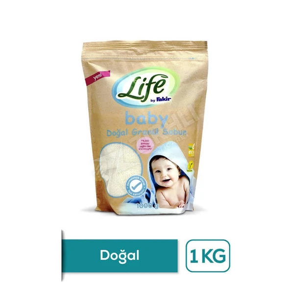 5 ADET Life By Fakir Baby Doğal Granül Sabun 1 Kg ürün görseli 1