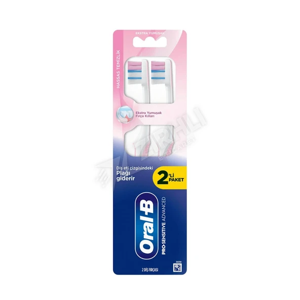 5 ADET Oral- B Pro Sensitive Advanced Hassas Temizlik Diş Fırçası ( 1+1 ) ürün görseli 1
