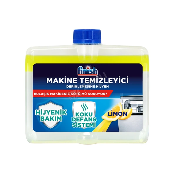 5 ADET Finish Bulaşık Makinesi Temizleyici Limon 250 Ml ürün görseli 1