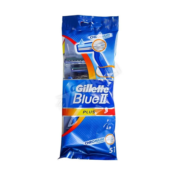5 ADET Gillette Blue2 Plus Kullan At Tıraş Bıçağı 5'Li ürün görseli 1