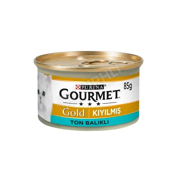 5 ADET Gourmet Gold Kıyılmış Ton Balıklı Yetişkin Kedi Konservesi 85 Gr ürün görseli 1