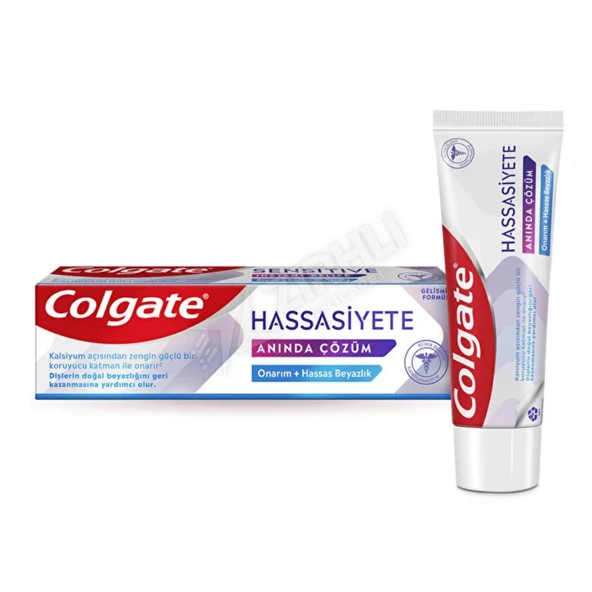 5 ADET Colgate Diş Macunu Hassasiyete Pro-Çözüm Beyazlatıcı 75 Ml ürün görseli 1