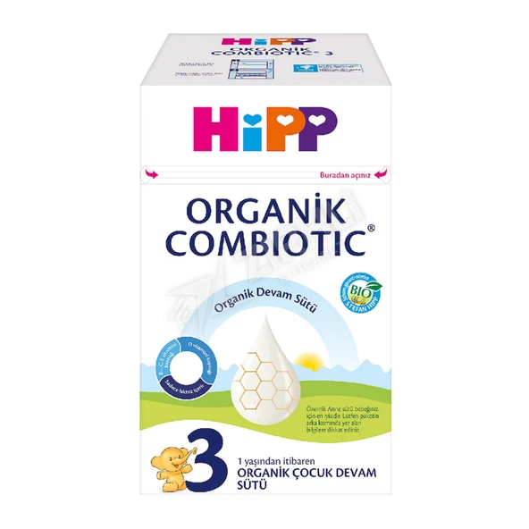 5 ADET Hipp Combiotic Organik Bebek Sütü 3 No 600 Gr ürün görseli 1