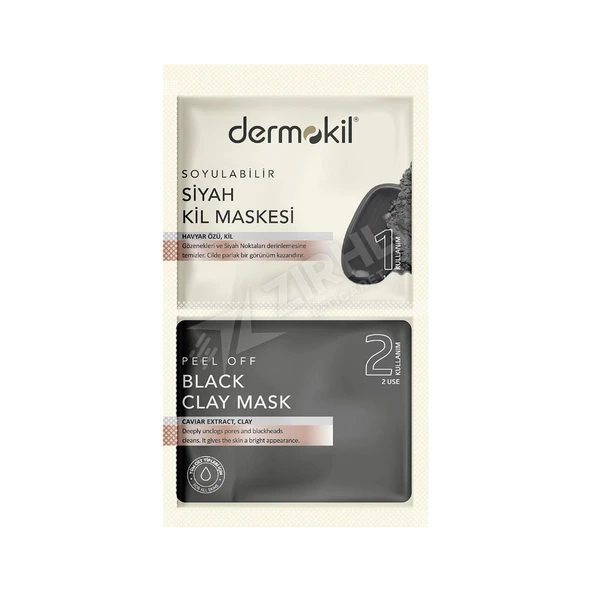 5 ADET Dermokil Soyulabilir Siyah Maske (2x7,5 Ml ) ürün görseli 1