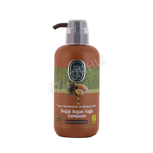 5 ADET Eyüp Sabri Tuncer Doğal Argan Şampuan Yağlı  600 Ml ürün görseli 1