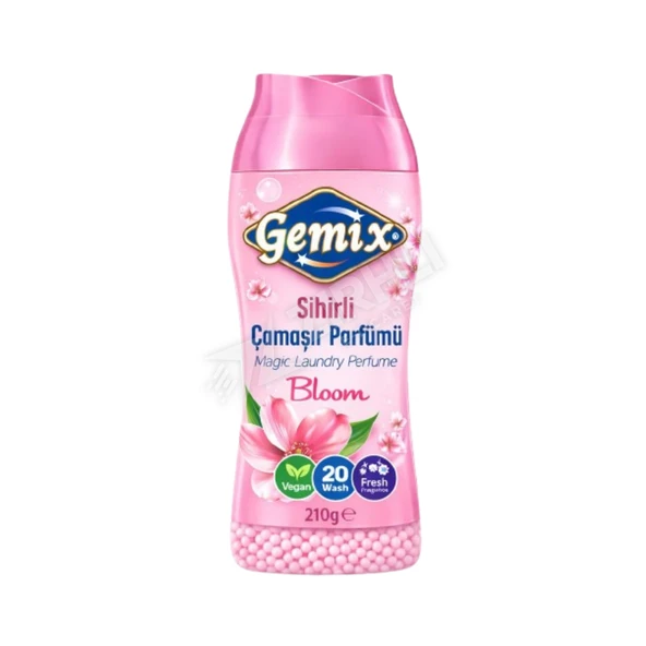 5 ADET Gemix Sihirli Çamaşır Parfümü Bloom 210 Gr ürün görseli 1