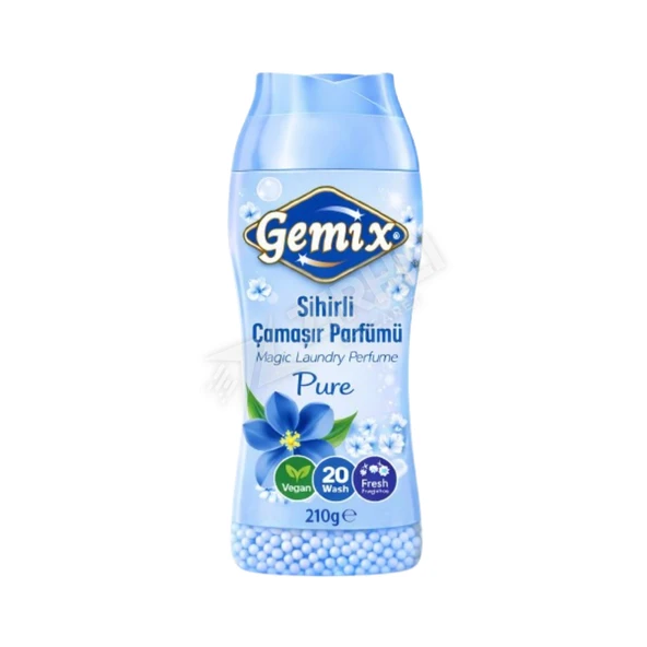 5 ADET Gemix Sihirli Çamaşır Parfümü Pure 210 Gr ürün görseli 1