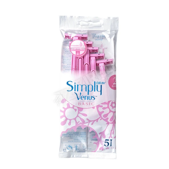 5 ADET Gillette Simply Venus Basic Tıraş Bıçağı 5'Li ürün görseli 1