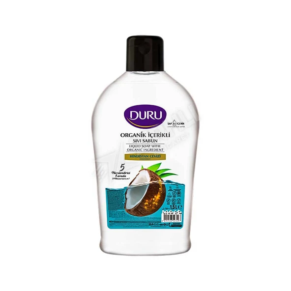 5 ADET Duru Sıvı Sabun Hindistan Cevizi 1.5 Lt ürün görseli 1